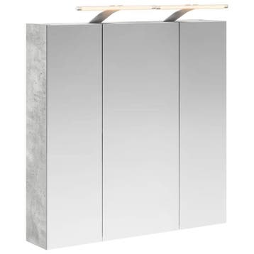 Spiegelkast Beton 70cm | 54% Retour Deal | Snel beslist, Verzenden, 50 tot 100 cm, Minder dan 25 cm, Minder dan 100 cm