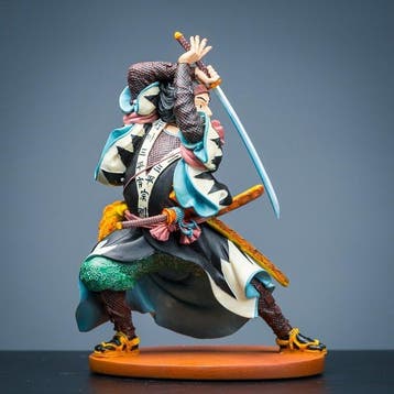 Figuur - Samurai Utagawa Kuniyoshi (1797-1861) - polysone