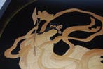 Kaga Maki-e - Doos - Hout, Urushi-lak, Gouden maki-e,