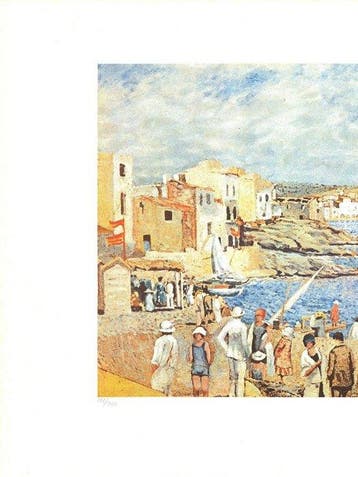 Salvador Dali (1904-1989) - La plage du Llané