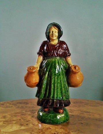 Vlaams Aardewerk / Poterie Flamande - Sculpture, Groot, Antiquités & Art