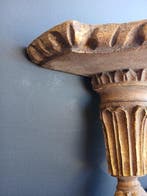 Wandtafel - Hout - Hoogte: 21 cm, Antiek en Kunst