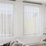 vidaXL Lacegordijn met gordijnen Wit 1200 x 300 cm Polyester, Huis en Inrichting, Stoffering | Gordijnen en Lamellen, Verzenden