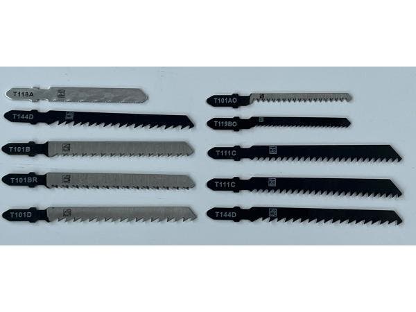 Veiling - 2x Decoupeerzagen Set 10-delig, Bricolage & Construction, Outillage | Scies mécaniques