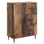 vidaXL Dressoir met lade Oud hout 66 x 34,5 x 89,5 cm, Huis en Inrichting, Kasten | Dressoirs, Verzenden, Nieuw