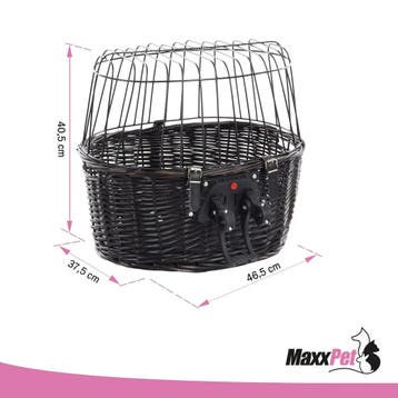MaxxPet Fietsmand hond - Hondenmand fiets - geschikt voor..., Ophalen of Verzenden, Nieuw