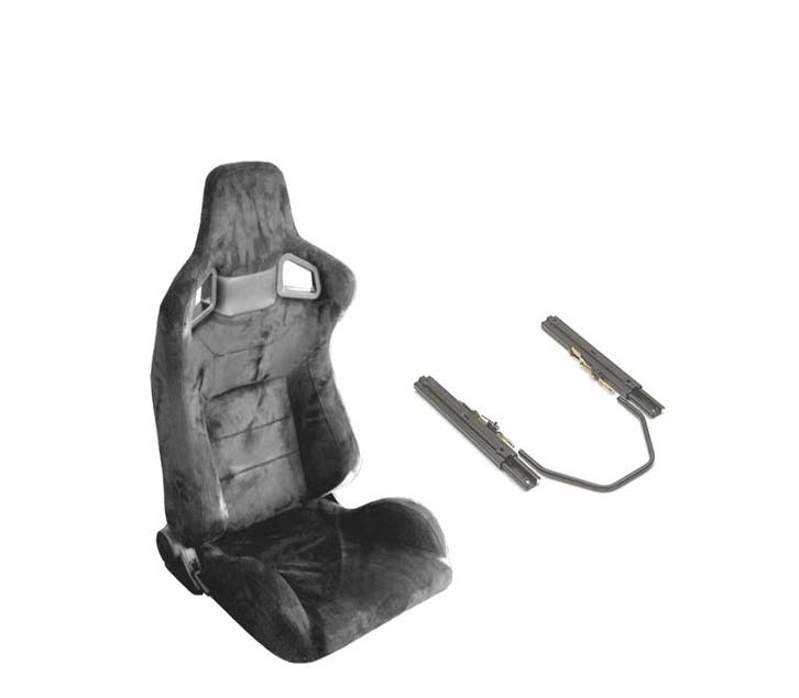 BANC SEMI BAQUET BACKET TYPE RS EN ALCANTRA NOIR + SUPPORT F, Autos : Pièces & Accessoires, Habitacle & Garnissage, Envoi