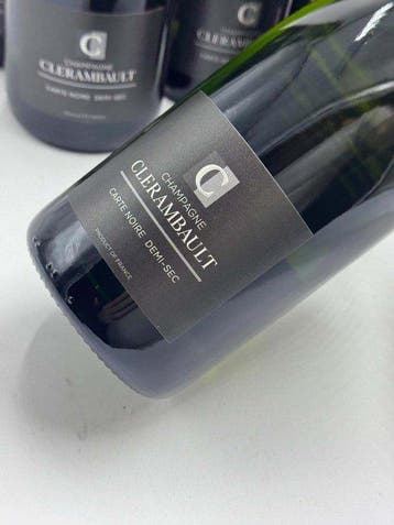 Clerambault, Carte Noir - Champagne Demi-Sec - 6 Flessen