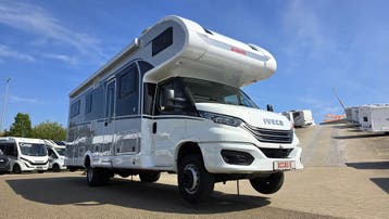 Dethleffs Globetrotter XXL A 9000-2 als nieuw, 5788 km 05555, Caravans en Kamperen, Mobilhomes, Automaat, Alkoof, Ringverwarming