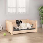 vidaXL Hondenbed 65,5x50,5x28 cm massief grenenhout, Dieren en Toebehoren, Verzenden, Nieuw