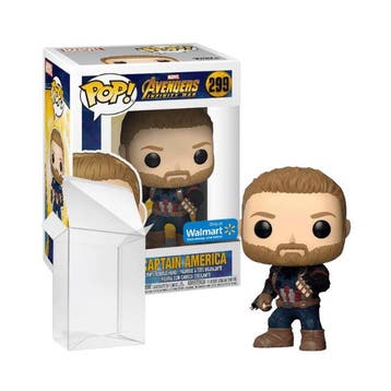 Funko Pop!  Avengers - Captain America #299 Walmart, Verzenden