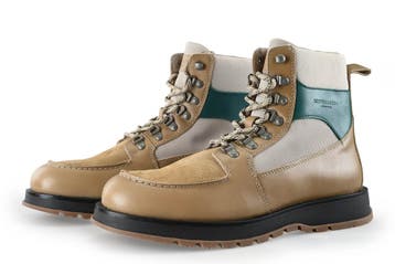 Scotch &amp; Soda Veterboots in maat 45 Geel, Kleding | Heren, Schoenen, Overige kleuren, Verzenden, Boots, Zo goed als nieuw