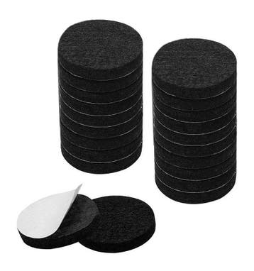 Set van 12 anti-kras meubelviltglijders (28 mm, met plaklaa, Verzenden, Nieuw