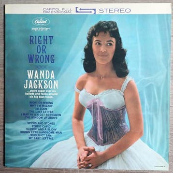 Wanda Jackson - Right Or Wrong, Verzenden