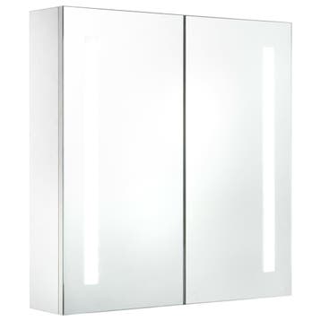 LED Spiegelkast 60x62cm | OP = OP, nu 35% goedkoper, Spiegelkast, Verzenden, 50 tot 100 cm, Zo goed als nieuw