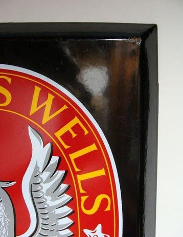 Plaque émaillée de la brasserie Charles Wells Bedford Ales,