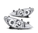 PHARES PEUGEOT 307 01-05 ANGEL EYES FOND CHROME, Verzenden