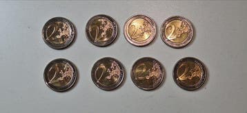 Finland. 2 Euro 2009 EMU (8 coins) (Zonder minimumprijs)