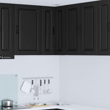 vidaXL Vaatwasserpaneel KALMAR Zwart 57 x 57 x 80 cm Bewerkt, Verzenden, Nieuw