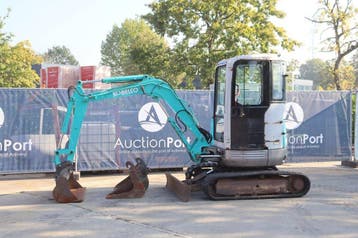 Veiling: Rupsgraafmachine Kobelco SK25SR Diesel, Ophalen