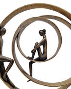 Figurine - Koppel in eeuwige verbondheid - Bronze