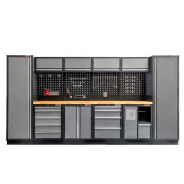 Complete Werkplaatsinrichting, houten blad,, Ophalen of Verzenden, Nieuw
