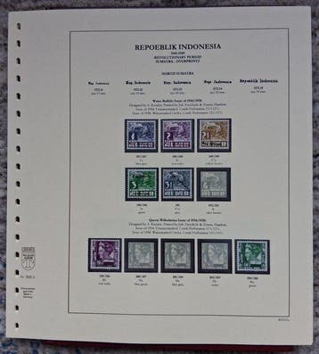 Nederlands-Indië 1945/1949 - Japanse bezetting / Indonesie, Gestempeld