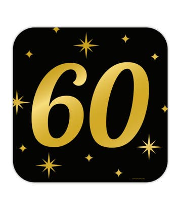 Deurbord 60 Jaar 50cm, Hobby en Vrije tijd, Verzenden, Nieuw