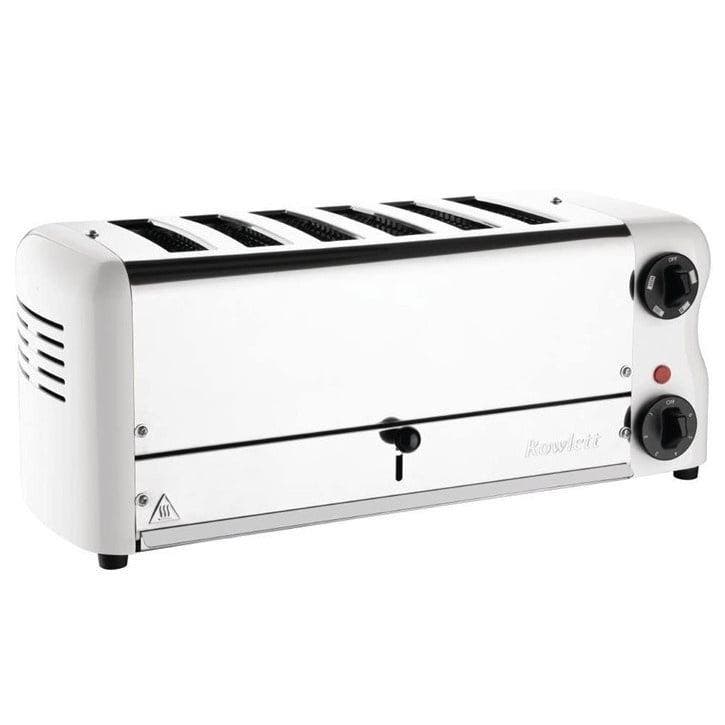 Broodrooster/Tosti-Apparaat | ESPRIT | RVS/Wit | 6 Sleuven, Zakelijke goederen, Horeca | Keukenapparatuur, Nieuw in verpakking