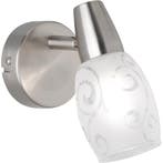 LED Wandspot Trion Kalora - Mat Nikkel, E14 Fitting, Duurzaa, Huis en Inrichting, Lampen | Wandlampen, Verzenden, Nieuw