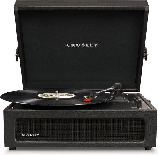 Platenspeler Zwart Crosley Voyager Bluetooth (Platenspelers), TV, Hi-fi & Vidéo, Tourne-disques, Envoi