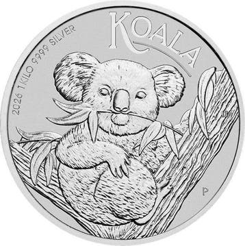 1 kilogram - Zilver .999 - Koala 2026 - 1000 gram - fine