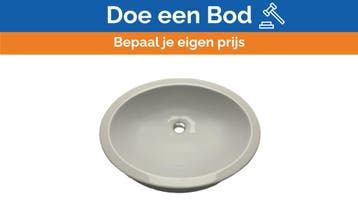 Bieden: Marine Marble Resin Oval Sink - Durable Nautical Ba, Ophalen of Verzenden