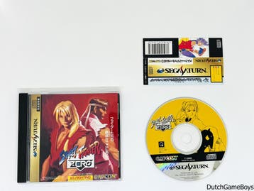 Sega Saturn - Street Fighter - Zero + Spine - Japan, Verzenden, Gebruikt