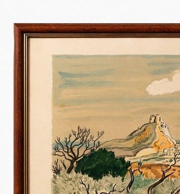 Yves Brayer (1907-1990) - Landscape with Gnarled Trees