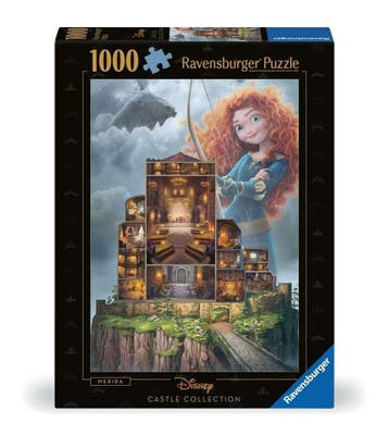 Disney Kastelen Brave Merida Puzzel (1000 stukken), Verzamelen, Disney, Ophalen of Verzenden, Nieuw