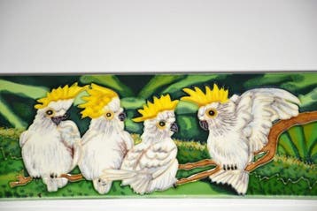 Tegel (2) - Australische vogels - TC - 1980-1990 - Kaketoes