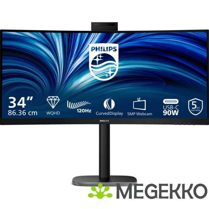 Philips 3000 series 34B2U3600CH/00 34  Curved Wide Quad HD, Computers en Software, Monitoren, Nieuw, Verzenden