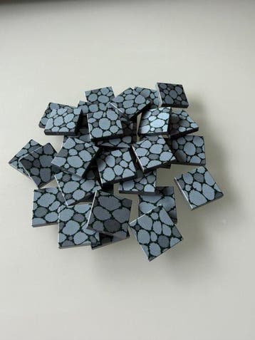 Lego Stenen - Lego 2x2 tegels kassei pad pattern, Nieuw