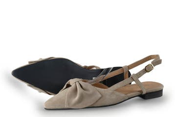 Babouche Slingbacks in maat 37 Beige, Verzenden, Beige, Zo goed als nieuw, Babouche