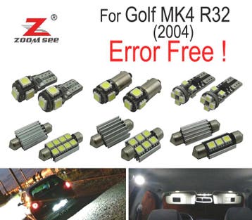 Kit 16 Ampoules Led Intérieur Pour Volkswagen Vw Golf Mk4 R3, Auto-onderdelen, Verzenden, Nieuw