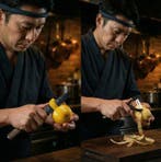 Keukenmes - Kitchen knife set - Hout - Noorwegen - 48-uurs