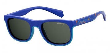POLAROID KIDS Zonnebril (PLD8035/S) Kinderen Blauw Volled..., Verzenden, Nieuw
