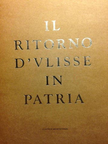 Il ritorno d'Ulisse in patria - Badoaro, Verzenden, Nieuw