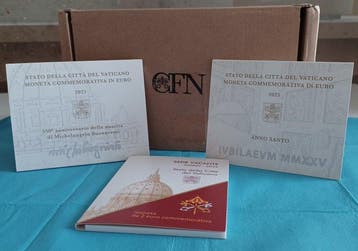 Vaticaan. 2 Euro 2025 (3 monete) (Zonder minimumprijs)
