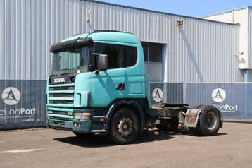 Veiling: Trekker Scania 124L 420 Diesel 2002