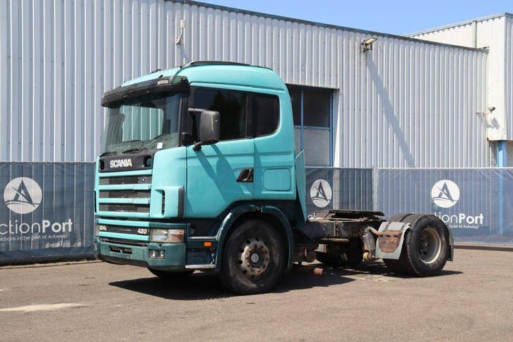 Veiling: Trekker Scania 124L 420 Diesel 2002, Autos, Camions, Enlèvement