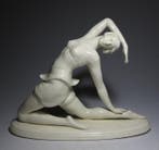 Sculpture, Art Deco Dancer - 17 cm - Faience - 1925, Antiquités & Art
