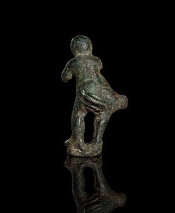 Oud-Romeins Brons Eros — De verdwenen beschermer, de