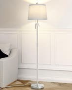 Staande lamp verstelbaar | -34% Retour deal | Sla je slag!, Huis en Inrichting, Lampen | Vloerlampen, Verzenden, Zilver+Grijstint